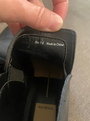 DV by Dolce Vita Black Women's Chelsea Ankle Boots - Classic Slip-On Style Size 7.5 thumbnail 9