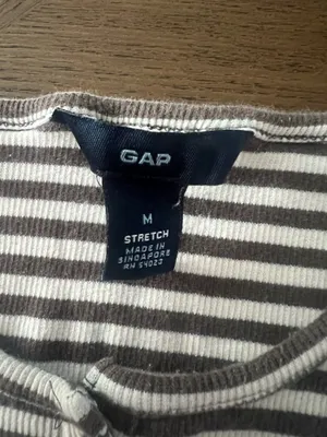 Gap Cotton Striped Long Sleeve Top thumbnail 5
