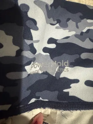 Fabletics PowerHold Leggings High-Waisted Camouflage Blue thumbnail 2