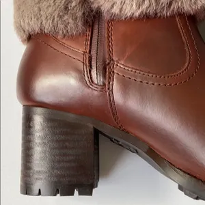 NEW H. S. Trask leather boots Brown Size 7 thumbnail 2