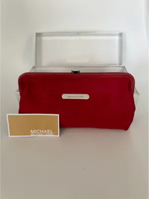 Michael Michael Kors red clutch thumbnail 4