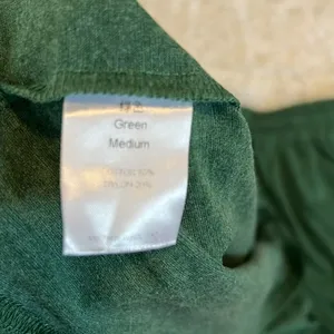 T-Shirt & Short Set Jersey Feel (Unbranded) Size M Color Heathered Green NWOT thumbnail 6