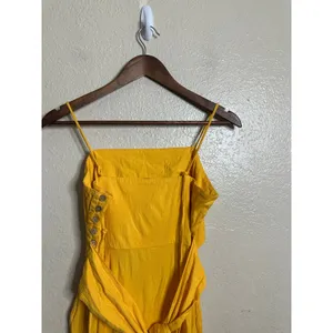 Free People Endless Summer Ready Midi Dress NWT Cutout Ruched Assymetrical M thumbnail 14