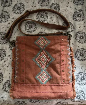 Myra Bags Purse Crossbody Fringe thumbnail 1