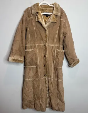Big Chill Vintage Y2K Penny Lane Bohemian Western Lined Jacket Coat Medium thumbnail 1
