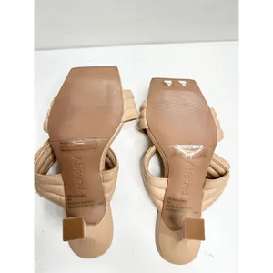 Abound Sandals Womens Size 6 Qarly Heeled Tan Square Toe Slip On Heels‎ thumbnail 8