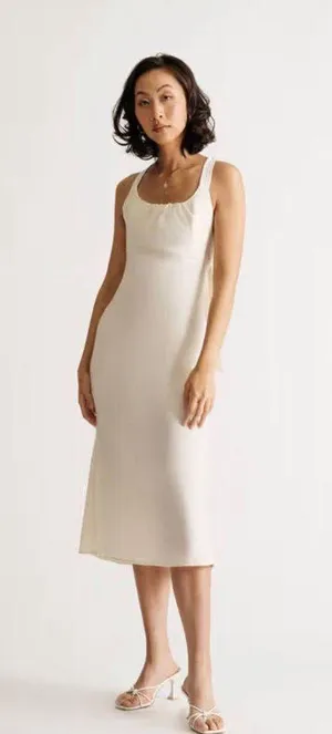White Midi Dress thumbnail 1