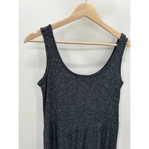 Daily Ritual Womens Gray Ribbed Knit Tank Maxi Dress Tiered Sweater Small BC18‎ thumbnail 4