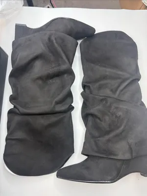 Nine West Women's Amazin Pointy Toe Slouchy Knee High Boots Size 6M thumbnail 2