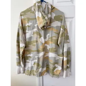 Aerie Oversized Sun washed Camo Hoodie Sweatshirt‎ Relaxed Fit Women's Medium thumbnail 5