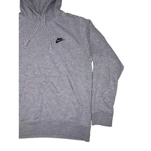 Nike Sportswear Women's Small Grey Pullover Hoodie Embroidered Logo Fleece thumbnail 11