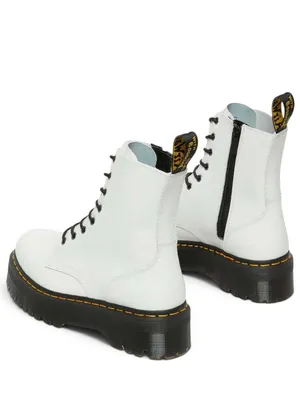 Dr. Martens Jadon Smooth Leather Platform Boots White Women’s Size 9 NWOB thumbnail 3