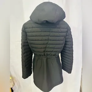 Tommy Hilfiger Women’s Black Quilted Hooded Jacket thumbnail 11
