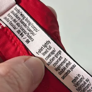 Victorias Secret Size 36DD T-Shirt Lightly Lined Full Coverage Underwire Red Bra thumbnail 6