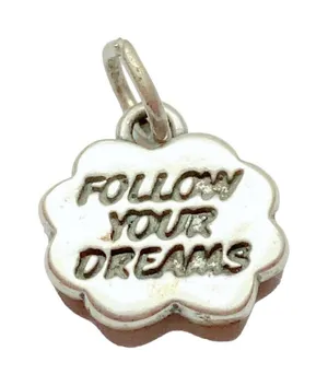 Jewellery‎ Pendant Follow Your Dreams Sterling Silver Charm 925 thumbnail 1
