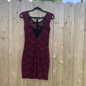 Bear dance vampy lace dress size medium Date whimsygoth fairy summer‎ spring thumbnail 4