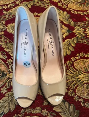 Chinese Laundry Women’s open toe beige heels Size 9.5 shoes thumbnail 6