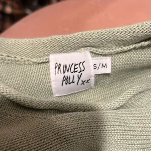 Princess Polly‎ small/medium rolled neck, crop sage green sweater thumbnail 5