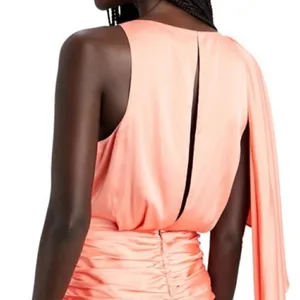 Ronny‎ Kobo Collection Coral Morgan Ruched Cocktail Dress thumbnail 7