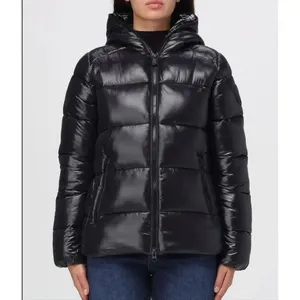 Save the Duck padded black puffer jacket ultra lite size small thumbnail 6