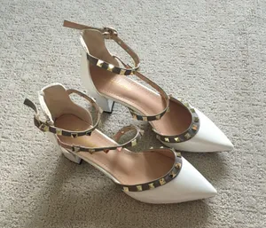 White Heels Size 8 thumbnail 3
