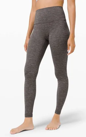 Lululemon Align Pant 28” Heathered Black Size 4 High‎ Rise Yoga Leggings thumbnail 1
