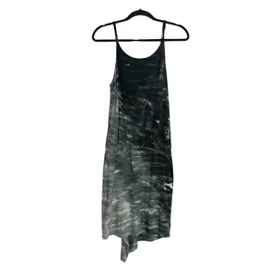 Young Fabulous & Broke Tie Dye Draped Gray Mini Dress MEDIUM thumbnail 3
