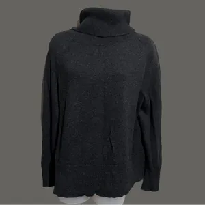 Aritzia Community black turtleneck made with Alpaca fall cozy size medium thumbnail 2