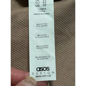 ASOS Design‎ Dusty Collared Sweatshirt Jumper Style Dress Size 20 Preppy Modern thumbnail 9