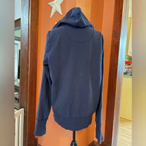 Vintage Polo by Ralph Lauren Navy Blue Hooded Zip-up thumbnail 3