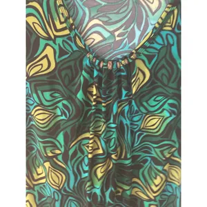 East 5th‎ Womens Green Abstract Leaf Print Beaded Scoop Neck Blouse Size M thumbnail 2
