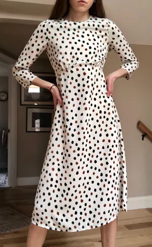 H&M Backless Midi Dress thumbnail 1