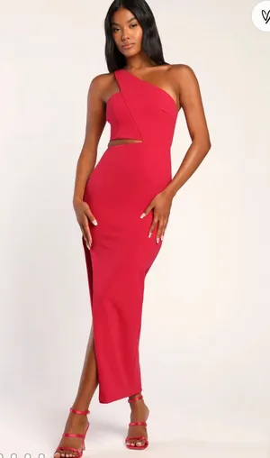 Lulus One Shoulder Dress thumbnail 1