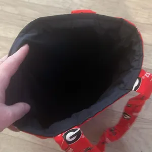 Georgia bulldogs handmade bucket tote small bag thumbnail 3