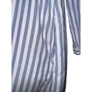 Abercrombie & Fitch Striped‎ Nautical Shirt Dress Women's LG Beach Resort Costal thumbnail 5