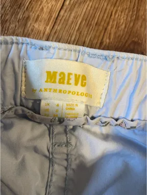 Maeve Blue Tapered Cargo Pants thumbnail 5