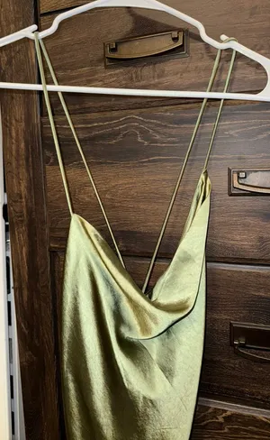 Olive green dress thumbnail 1