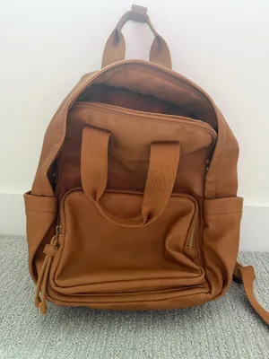 Universal Thread Brown Leather Backpack  thumbnail 1