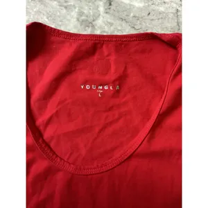 YoungLA Women Red Muscle Tank Top Gym Athletic YLA2627 Size Large thumbnail 2