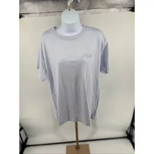 Victoria’s Secret PINK Campus T Shirt M Blue Short Sleeve Glitter Logo Top thumbnail 6