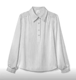 Cabi Striped Blouse Size Large   thumbnail 1