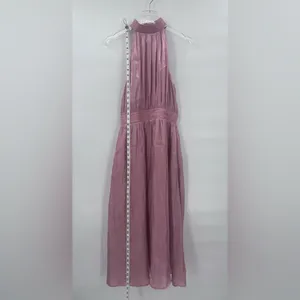 o.p.t Caralyn‎ Dress pink halter top maxi dress size medium thumbnail 6