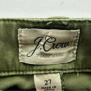 J. Crew Women's Ankle Length Jeans in Olive Green 27 thumbnail 6
