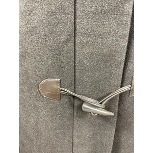 Covington Chocolate Brown Wool Toggle Closure Peacoat L (14-16) thumbnail 5