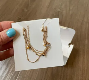 Lily Sky Sydney Bracelet Duo gold jewelry layering set NEW in packaging thumbnail 8