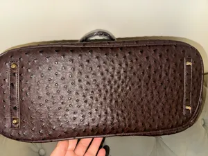 Noble Mount London Ostrich Office Tote Bag brown thumbnail 4