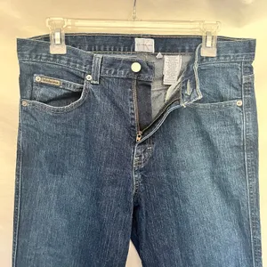 Calvin Klein Jeans Y2K Slim Bootcut Womens Jeans Sz 12 Coastal Cowgirl Classic thumbnail 6