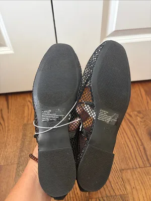 A New Day Black Issa Mesh Mary Jane Flats Size 8.5 New with Tags thumbnail 7
