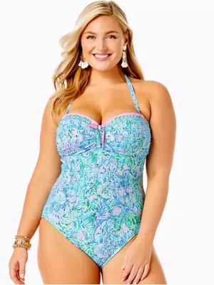 Lilly Pulitzer Jagger One-Piece Swimsuit Soleil It On Me Vacation Resortwear thumbnail 2