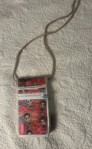 Women's Frida Kahlo Crossbody Phone Bag with Long Strap thumbnail 1